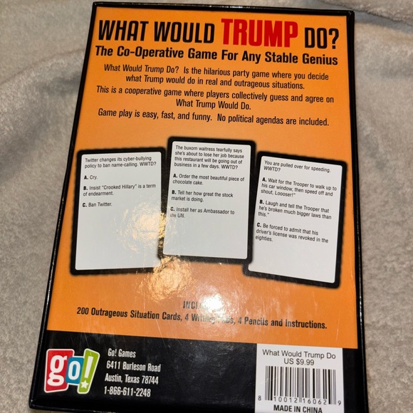 What would trump do card game (WWTD) - Picture 3 of 3